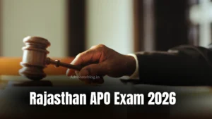How to Crack Rajasthan APO Exam 2026 in First Attempt